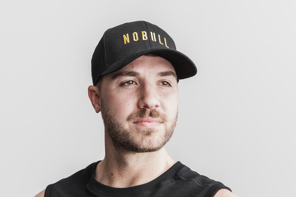 NOBULL Classic (Pride) Hats - Black & Gold - Ireland (7695ZMPBW)